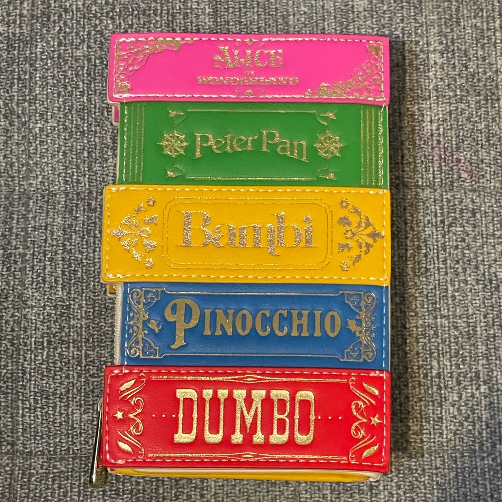 Loungefly Disney books wallet NWOT